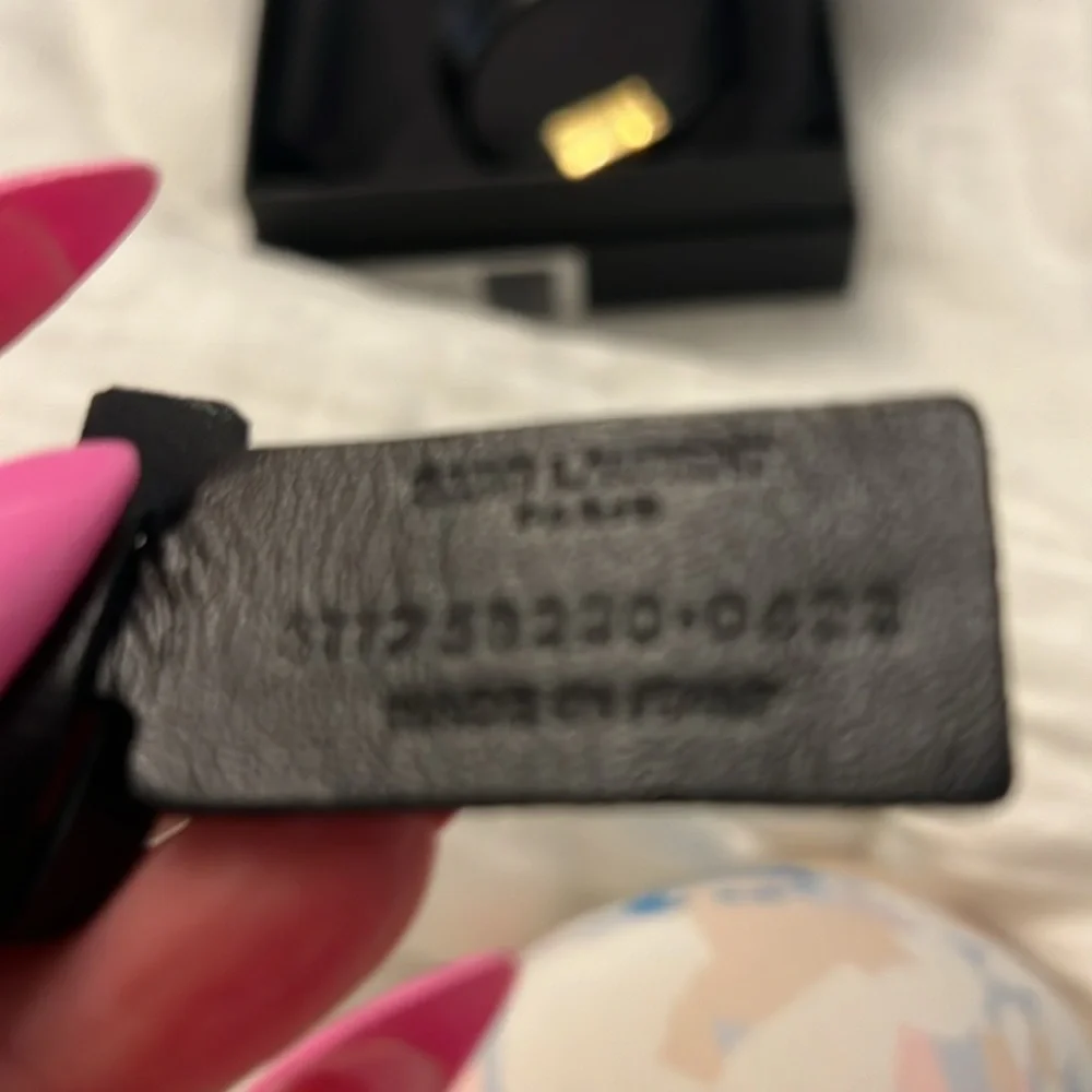 YSL LEATHER BAND BRACELET 100% authentic - Picture 3 of 13